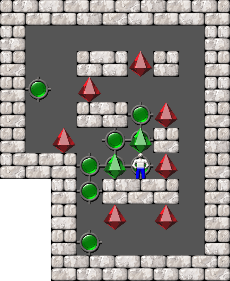 Sokoban Serg Belyaev 6 level 10